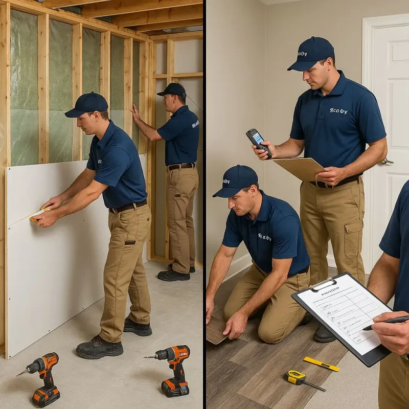 Repairs and Reconstruction process in West Wendover, NV